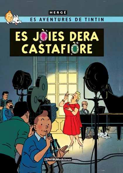 Presentacion deth prumèr volum de Tintin en aranés