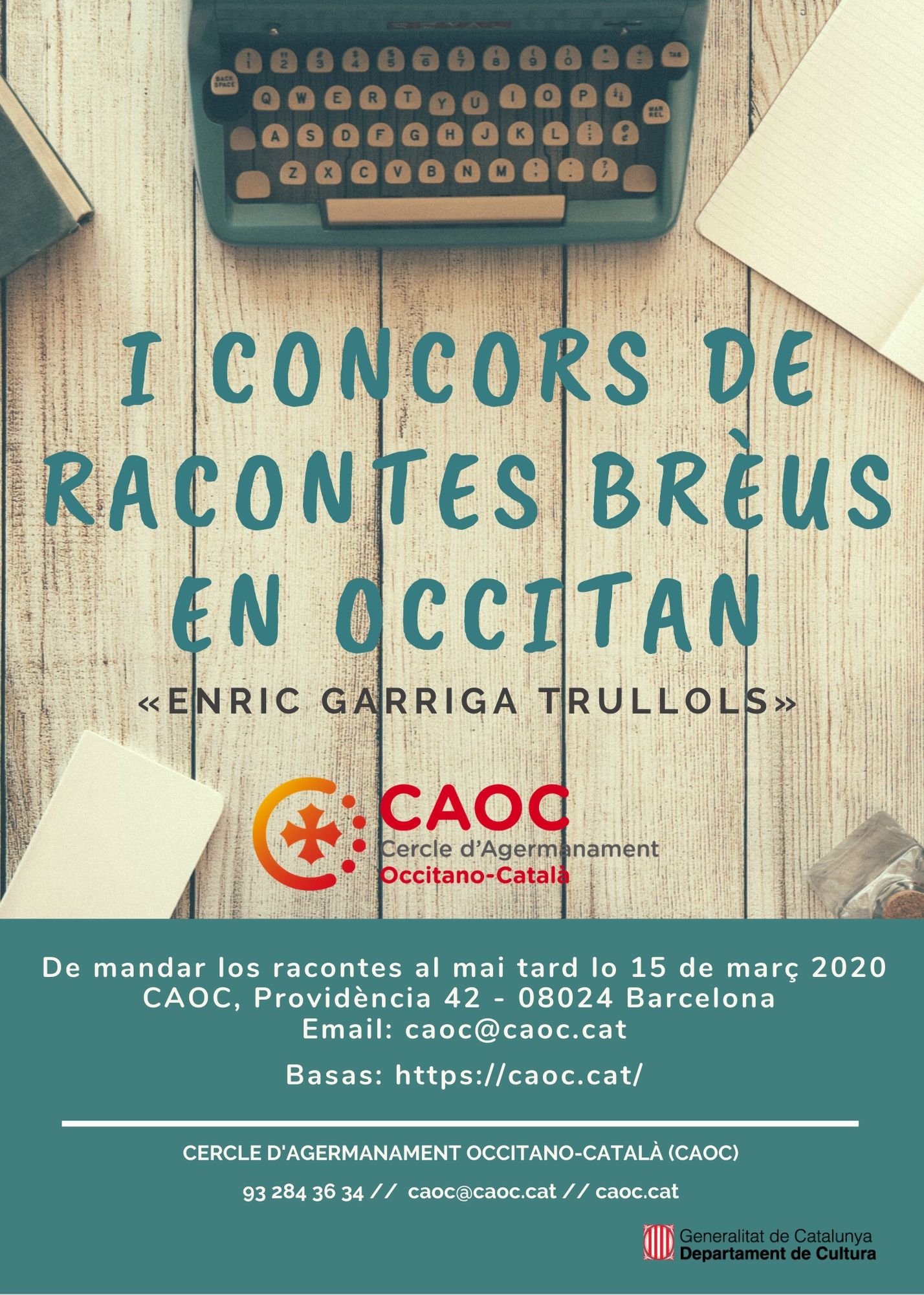 I Concors de racontes brèus en occitan – Enric Garriga Trullols