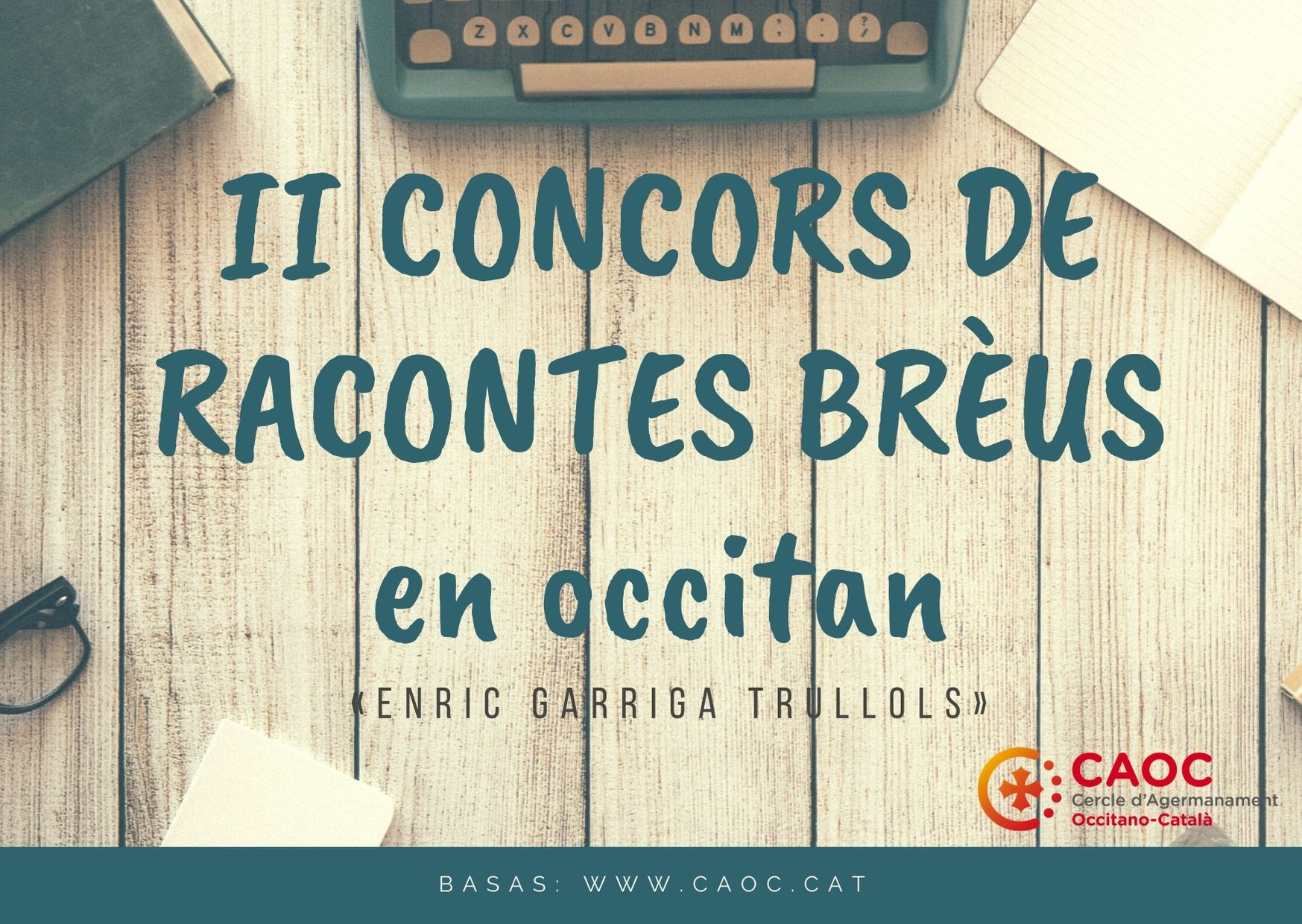 Avèm ja los premiats del “II Concors de racontes brèus en occitan Enric Garriga Trullols”