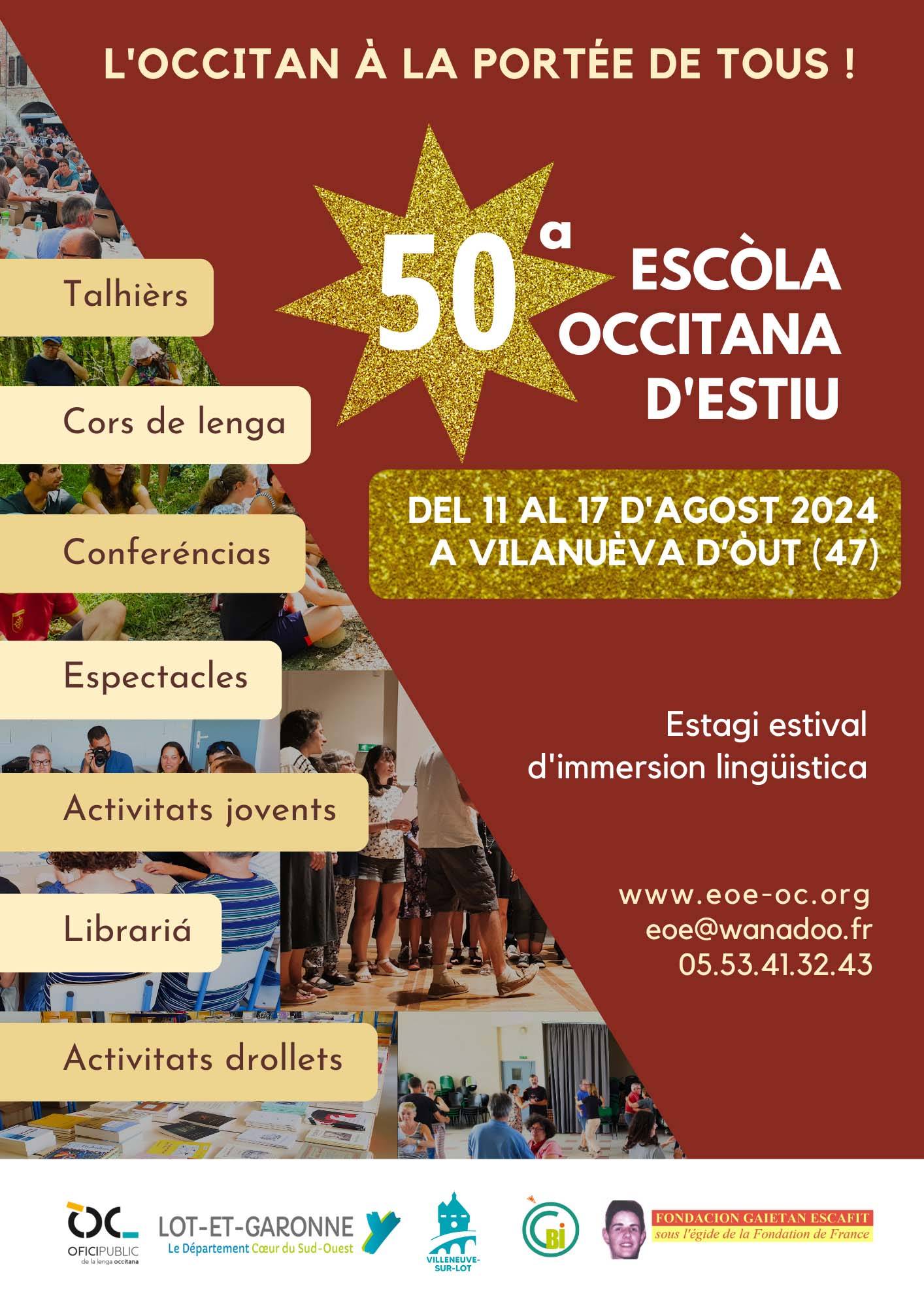 L’Escòla Occitana d’Estiu festeja sos 50 ans !