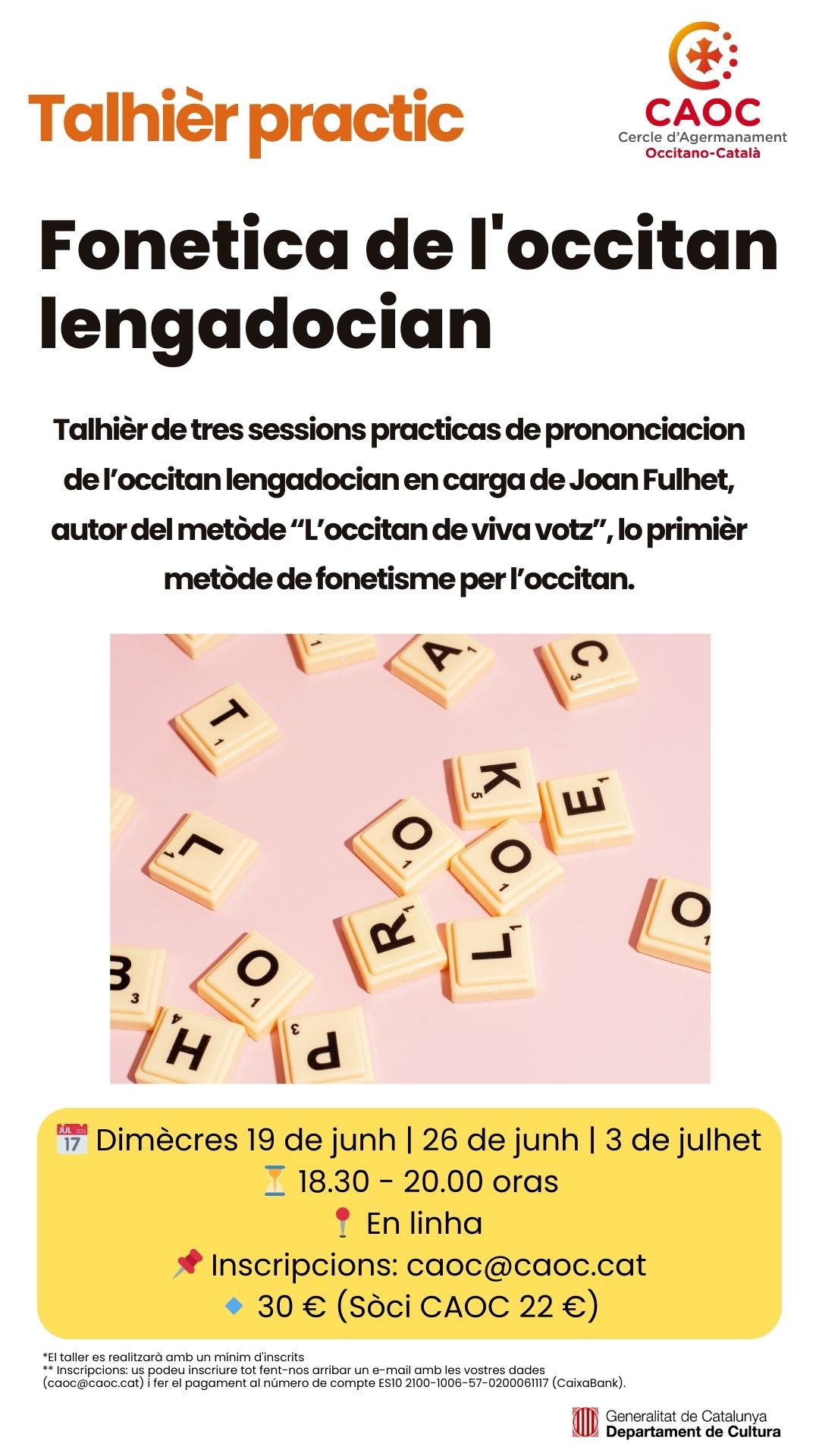 Talhièr de Fonetica de l’occitan lengadocian